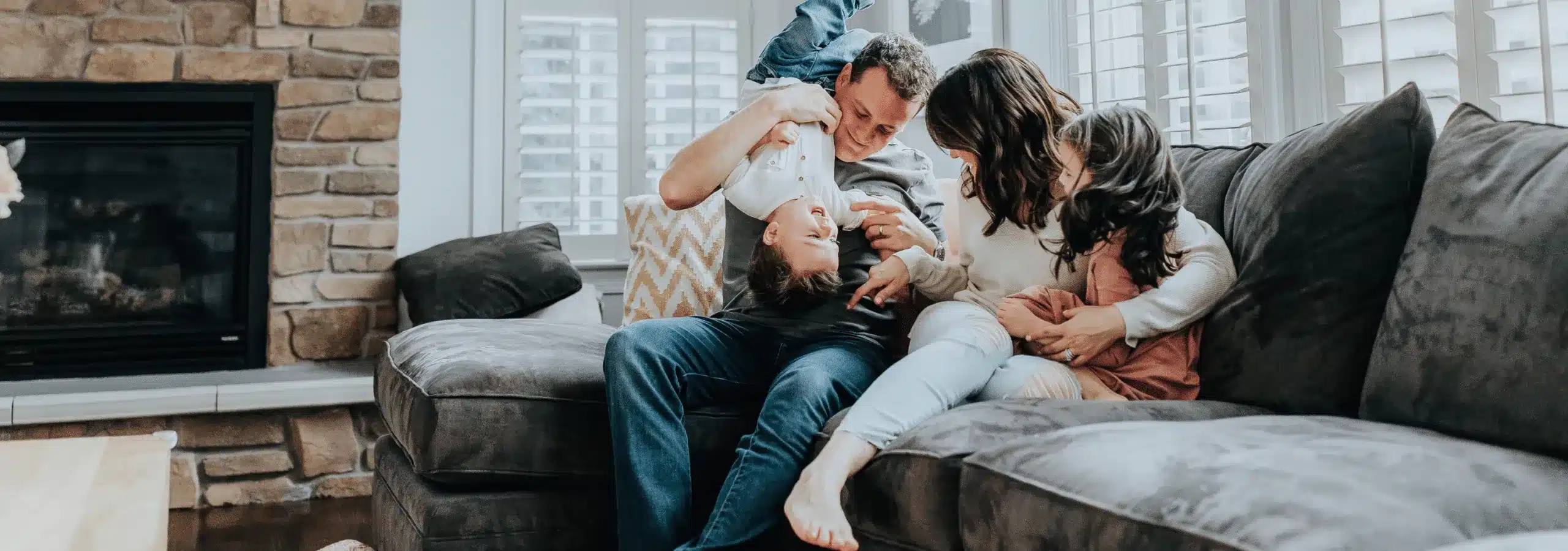 happy family in fha build home loan dallas
